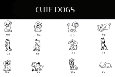 Cute Dogs by Heartcraft Atelier — Dingbats Font — thumbnail 3