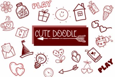 Cute Doodle by Sirinart — Dingbats Font — thumbnail 1