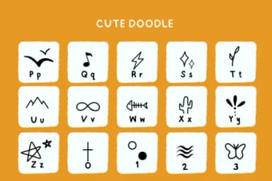 Cute Doodle by Bee piyanuch — Dingbats Font — thumbnail 3