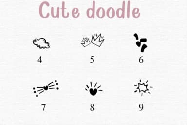 Cute Doodle by Sontaya — Dingbats Font — thumbnail 4