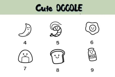 Cute Doodle by Nun Sukhwan — Dingbats Font — thumbnail 4