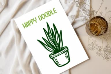 Cute Doodle Cactus by PraewDesigns — Dingbats Font — thumbnail 3