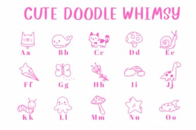 Cute Doodle Whimsy by CHANOK — Dingbats Font — thumbnail 2
