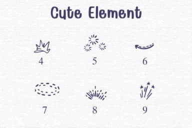 Cute Element by Sontaya — Dingbats Font — thumbnail 4