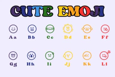 Cute Emoji by Chonada — Dingbats Font — thumbnail 2