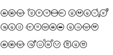 Cute Emoji by Chonada — Dingbats Font — thumbnail 8