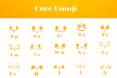 Cute Emoji by Apiwat Type — Dingbats Font — thumbnail 3