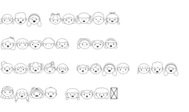 Cute Face by danita.kukkai — Dingbats Font — thumbnail 8