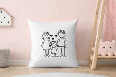 Cute Family Doodles by Pui Art — Dingbats Font — thumbnail 3