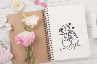 Cute Family Doodles by Pui Art — Dingbats Font — thumbnail 5