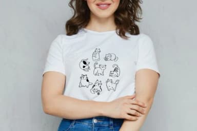 Cute Fat Cat by Pui Art — Dingbats Font — thumbnail 6