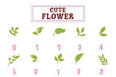 Cute Flower by PraewDesigns — Dingbats Font — thumbnail 4