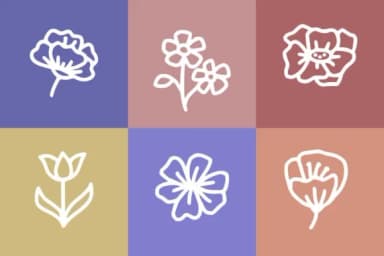 Cute Flowers by YandiDesigns — Dingbats Font — thumbnail 3