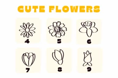 Cute Flowers by Suphitchaya — Dingbats Font — thumbnail 4