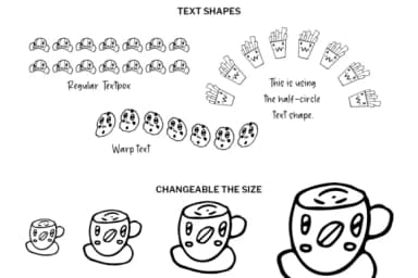 Cute Food Monsters by digitalplannerland — Dingbats Font — thumbnail 4