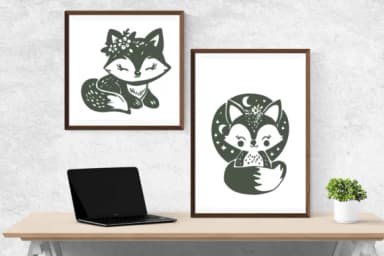 Cute Fox by Nongyao — Dingbats Font — thumbnail 6