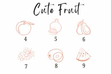 Cute Fruit by Suphitchaya — Dingbats Font — thumbnail 4