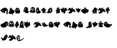 Cute Ghost by Sontaya — Dingbats Font — thumbnail 8
