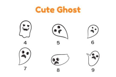 Cute Ghost by Nun Sukhwan — Dingbats Font — thumbnail 6