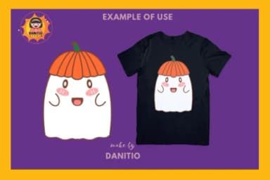Cute Ghost by danita.kukkai — Dingbats Font — thumbnail 3