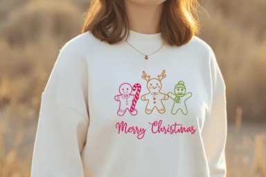 Cute Gingerbread by Pui Art — Dingbats Font — thumbnail 2