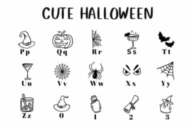 Cute Halloween by CHANOK — Dingbats Font — thumbnail 3