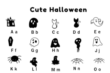 Cute Halloween by Nun Sukhwan — Dingbats Font — thumbnail 2