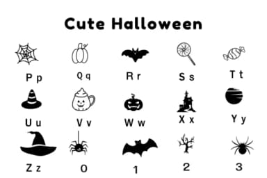 Cute Halloween by Nun Sukhwan — Dingbats Font — thumbnail 3