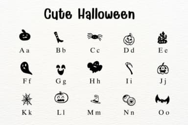 Cute Halloween by Sontaya — Dingbats Font — thumbnail 2