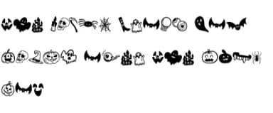 Cute Halloween by Sontaya — Dingbats Font — thumbnail 8