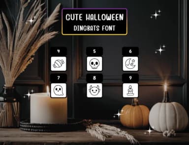 Cute Halloween by Distiny4919 — Dingbats Font — thumbnail 4