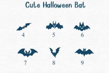 Cute Halloween Bat by Nongyao — Dingbats Font — thumbnail 4