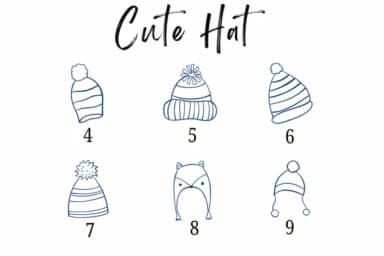 Cute Hat by Suphitchaya — Dingbats Font — thumbnail 6