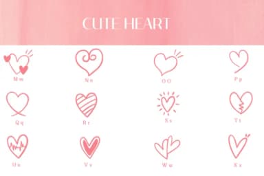 Cute Heart by Heartcraft Atelier — Dingbats Font — thumbnail 3