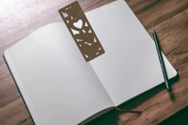 Cute Heart Bookmark by Nongyao — Dingbats Font — thumbnail 6