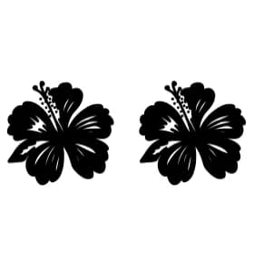 Cute Hibiscus Flower by CHANOK — Dingbats Font — thumbnail 8