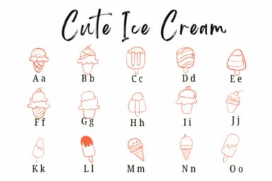 Cute Ice Cream by Suphitchaya — Dingbats Font — thumbnail 2
