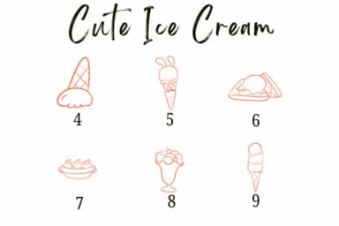 Cute Ice Cream by Suphitchaya — Dingbats Font — thumbnail 4