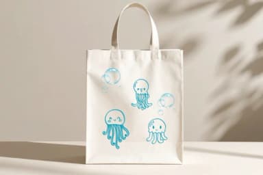 Cute Jellyfish Doodles by Heartcraft Atelier — Dingbats Font — thumbnail 6