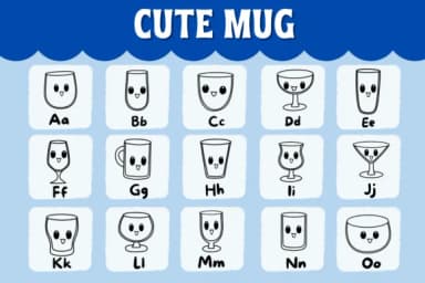 Cute Mug by Natchuta — Dingbats Font — thumbnail 2