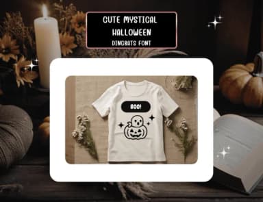 Cute Mystical Halloween by Distiny4919 — Dingbats Font — thumbnail 6