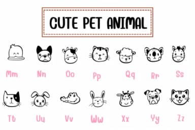 Cute Pet Animal by PraewDesigns — Dingbats Font — thumbnail 3