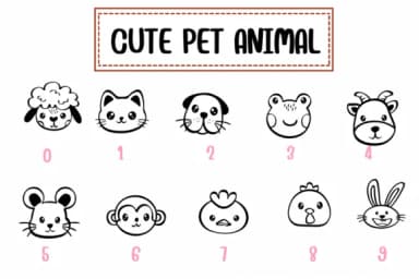 Cute Pet Animal by PraewDesigns — Dingbats Font — thumbnail 4
