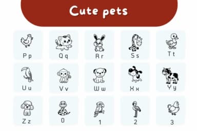 Cute Pets by Natchuta — Dingbats Font — thumbnail 4