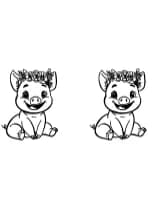 Cute Pig by Nongyao — Dingbats Font — thumbnail 8