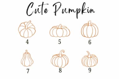Cute Pumpkin by Suphitchaya — Dingbats Font — thumbnail 4