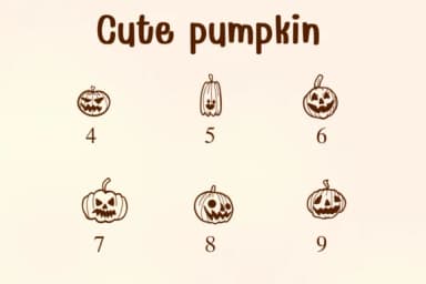 Cute Pumpkin by Sontaya — Dingbats Font — thumbnail 4
