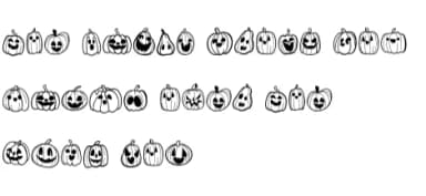 Cute Pumpkin by Sontaya — Dingbats Font — thumbnail 8
