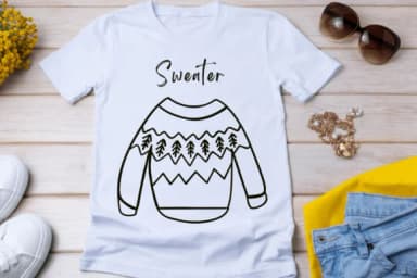Cute Sweater by Suphitchaya — Dingbats Font — thumbnail 6