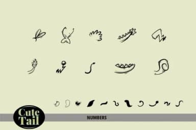 Cute Tail by onoborgol — Dingbats Font — thumbnail 4
